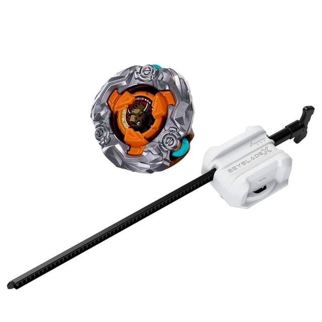 Beyblade X Starter Pack Valor Bison FB UX Infinity, toupie et lanceur