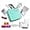 Cyan, variant on Phomemo M02S Portable Thermal Printer with One Roll White Sticker Paper, Mini Size, Photo Printers, Wireless Connection, Black & White, New, 1 Count