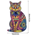 thumbnail image 3 of Wooden Puzzle Unique Shape Pieces Animal Gift For Adults And Kids 5mm Thick, 3 of 9