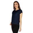 thumbnail image 4 of Inkmeso Solid Short Sleeve Basic T-Shirt For Womens Patch Pocket Casual Summer Basic Top, 4 of 7