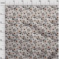 thumbnail image 3 of oneOone Viscose Chiffon Brown Fabric Poker Card Craft Projects Decor Fabric Printed By The Yard 42 Inch Wide, 3 of 4