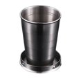 thumbnail image 2 of Stainless Steel Folding Cup Camping Cookware Retractable Cup Camping Utensils (75 Ml) Box, 2 of 9