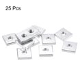 thumbnail image 2 of Unique Bargains Square Nuts, M5x13mmx3mm Zinc-Plated Metric Coarse Thread Assortment Kit, 25pcs, 2 of 5