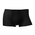 thumbnail image 3 of B91xZ sous-Vêtements pour Hommes Pack Boxeurs en Coton Extensible, Noir 3TG, 3 of 5