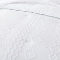 thumbnail image 2 of JML Ensemble de Literie 3 Pcs Très Grand, 1 Couette, 2 Taies d'Oreiller, Design Géométrique, Blanc, 2 of 5
