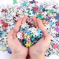 thumbnail image 2 of ZECATL Casse-Têtes 1000 Pcs pour Adultes Casse-Tête Rond - Couleur Dégradée Arc-en-Ciel Grand Casse-Tête Rond Difficile et Stimulant, 2 of 5