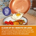 thumbnail image 2 of Gotham Steel Hard Anodized 8", 10", 12" Premium Chef's Skillet Set, with Ultimate Nonstick Ceramic & Titanium Coating, Oven and Dishwasher Safe, Brown, Large, 2 of 6
