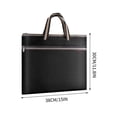 thumbnail image 3 of TopLLC Office & Stationery Business Briefcase Men's Cloth Portable File Bag A4 Waterproof Office Data Bag Office data, 3 of 4