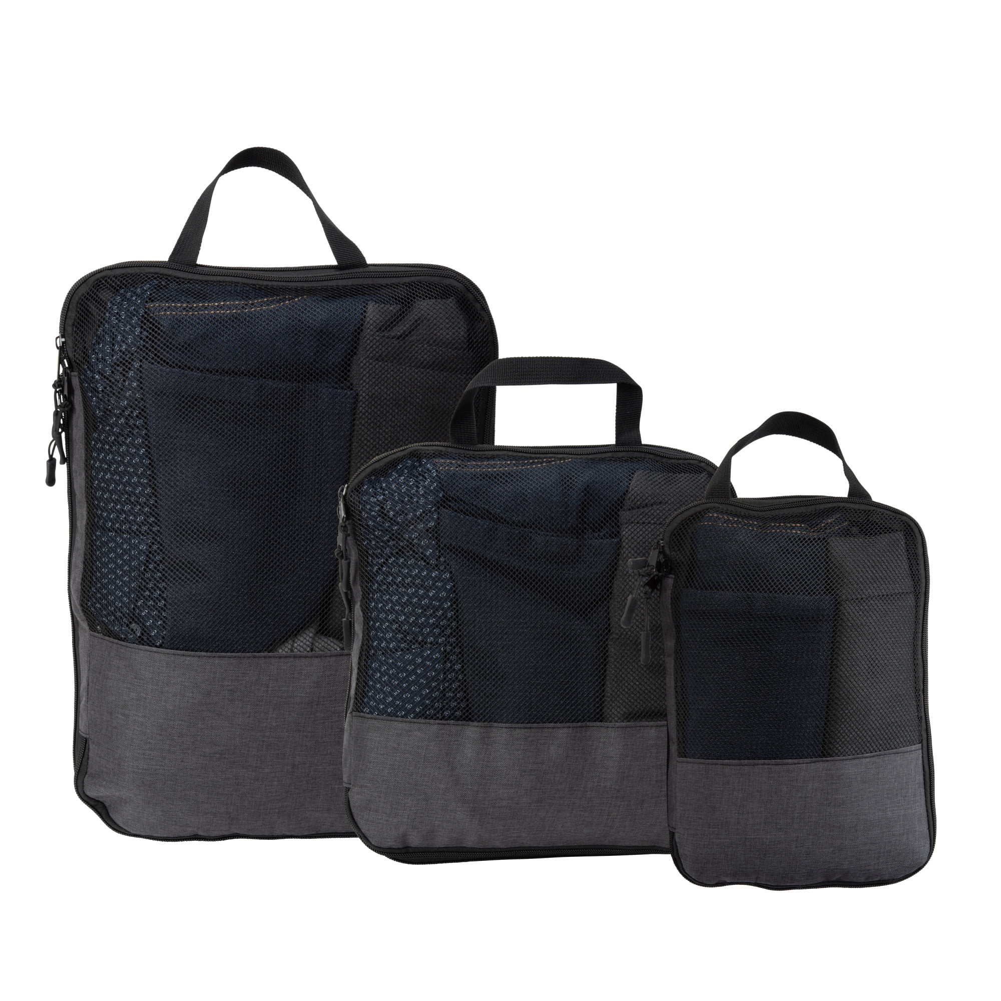 Northern Traveller 3 pièces cubes de rangement compressibles zippés