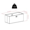 thumbnail image 2 of Winsome Torino 2 Piece Folding Fabric Basket Set, 2 of 5