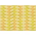 thumbnail image 1 of Ahgly Company Machine Washable Indoor Rectangle Transitional Neon Yellow Area Rugs, 2' x 3', 1 of 7