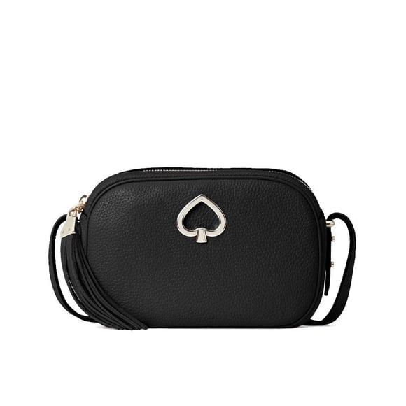 Kate Spade Kourtney Camera Leather Crossbody Bag Purse Handbag style # wkru6817 (Stop Light)