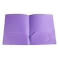 thumbnail image 1 of Under $2 Expanding File Folder , Purple Pocket Expanding Folder, Heavy Duty Plastic Folder with 2 Pockets & Business Card Slot, Letter Size Exam Document Organizer, by Goohae, 1 of 8