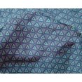 thumbnail image 5 of oneOone Silk Tabby Fabric Triangle Geometric Print Fabric BTY 42 Inch Wide, 5 of 5