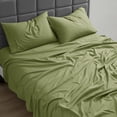 thumbnail image 2 of Nestl Full XL Sheet Set, 1800 Series Microfiber Deep Pocket 4 Piece Bed Sheet Set, 2 of 8