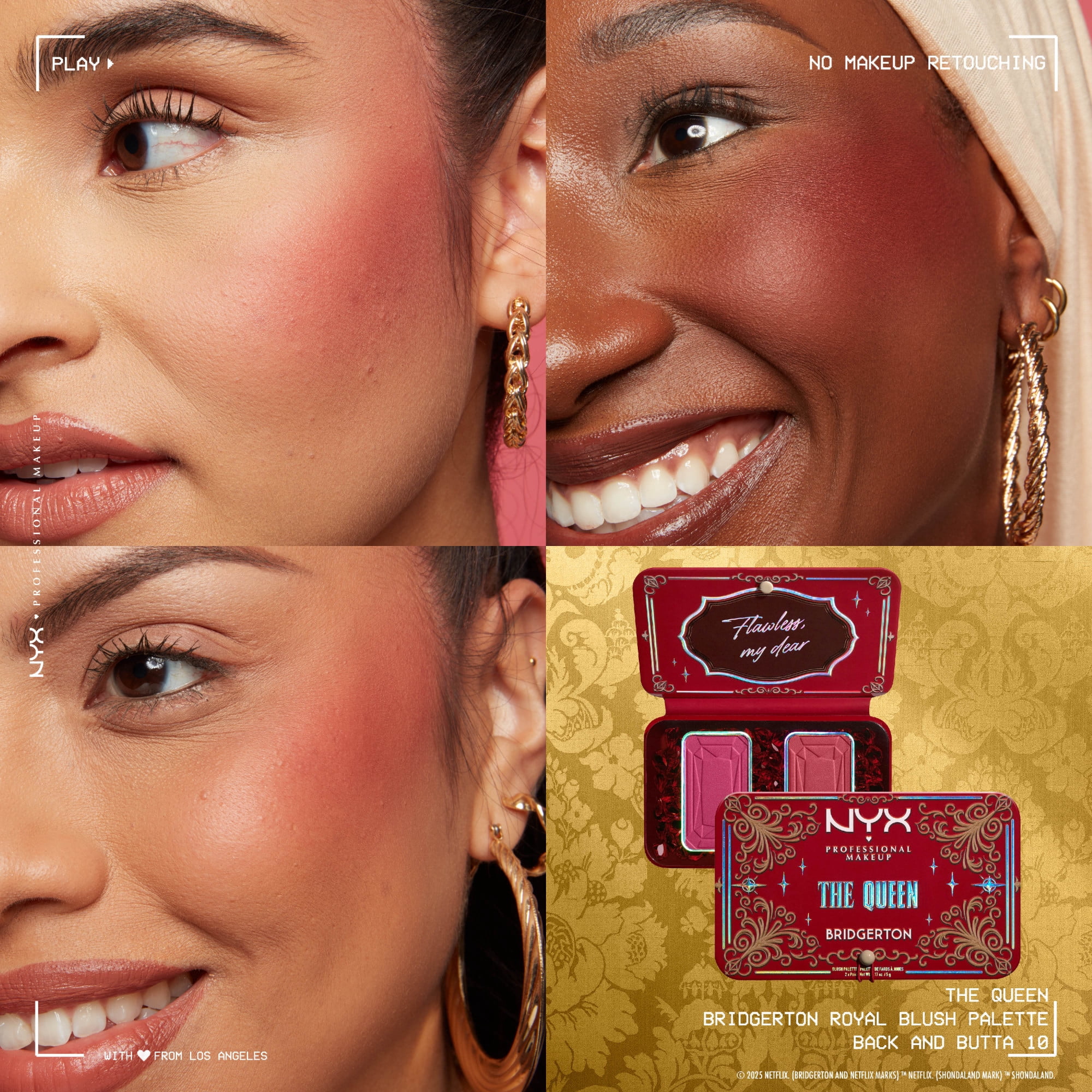 NYX Professional Makeup Bridgerton Royal Blush Palette
