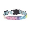 thumbnail image 1 of SXcggal 2 Adjustable Sizes Personalized Color Rhinestone Cat Collars With Tie Girls Cat Collar With Metal Buckle Adjustable Puppy Collars For Cat As Pet Gift Cute Healthy Practical Pet Accessories, 1 of 2
