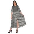 thumbnail image 1 of Moomaya Kurta Imprimée Tenue d'Été Kurti pour Dames Tunique à Fente avant Hauts pour Femmes, 1 of 5