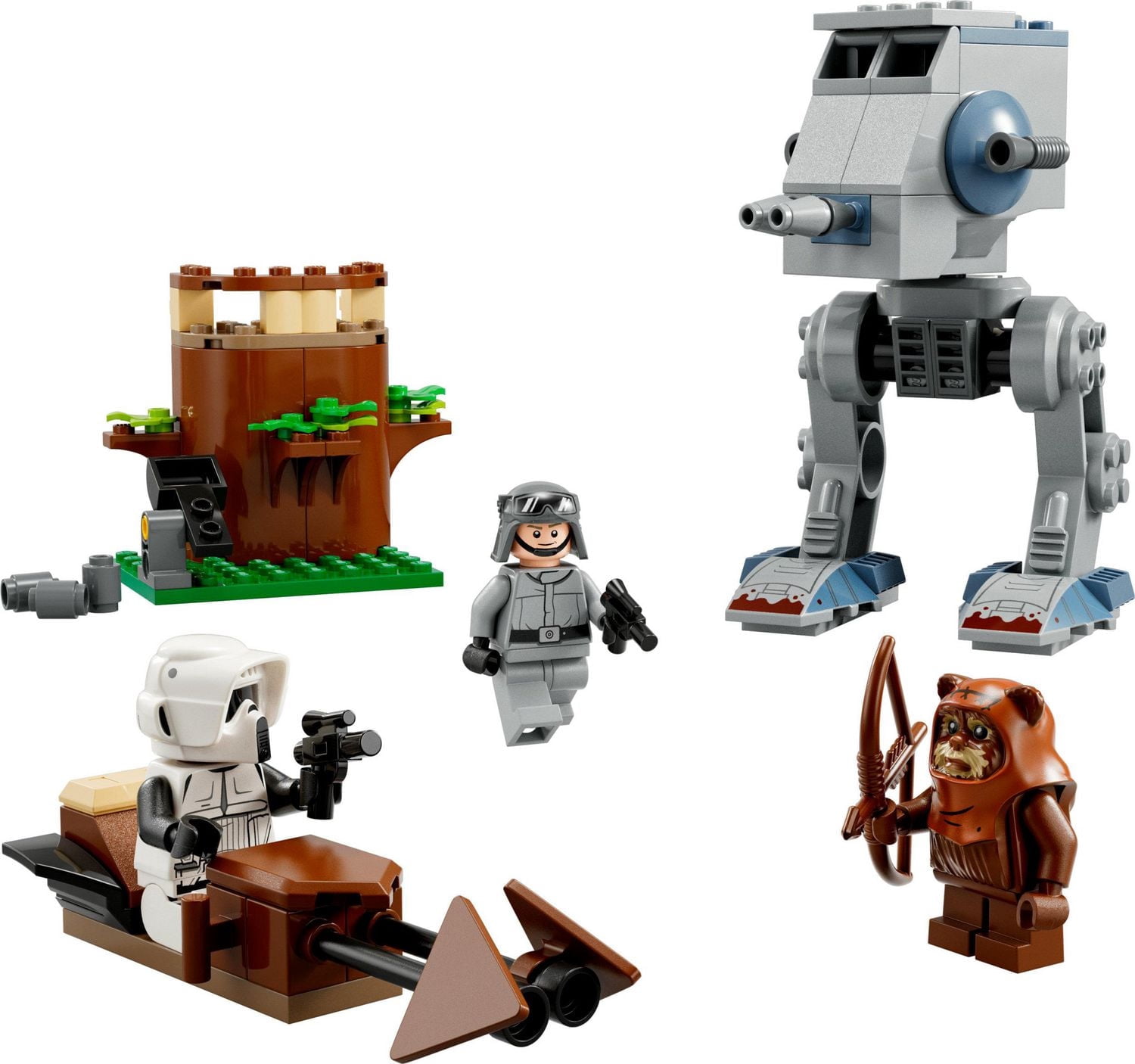 LEGO Star Wars AT-ST 75332 Toy Building Kit (87 Pieces)