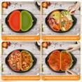 thumbnail image 3 of 2Pcs Slow Cooker Divider Liner for 6QT Pot Slow Cooker Liner Leakproof Foldable Silicone Pot Divider, 3 of 8