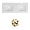 thumbnail image 1 of American Imaginations 30-in. W 1 Hole Ceramic Top Set In White Color - Overflow Drain Incl. AI-20960, 1 of 1