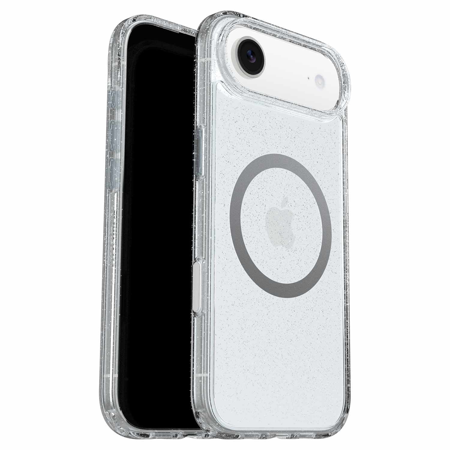 OtterBox Symmetry Clear MagSafe Case w/Camera Control Stardust 3.0 with Blue Tint (Clear) for iPhone 17 Pro