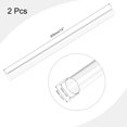 thumbnail image 2 of Unique Bargains Tube Rond en Acrylique Rigide Transparent 15mm ID x 18mm OD x 305mm Lot de 2, 2 of 6