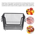thumbnail image 4 of Stackable Chest Freezer Organizer, Freezer Organizer Bin 40 Pounds Load Bearing Keep Tidy Heavy Duty Construction Easy Access Large Opening  for Kitchen, 4 of 7