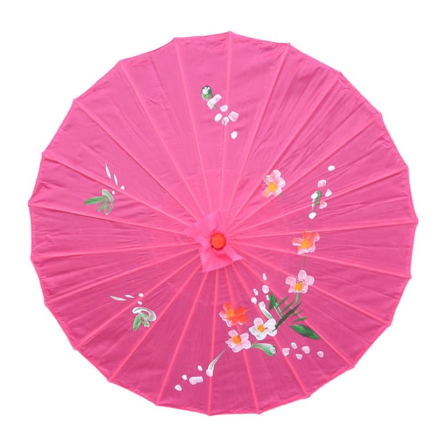 Antique Umbrella Decoration Ceiling Hand-painted Silk Umbrella L4E3