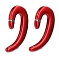 thumbnail image 2 of Bluetooth Ear Hook Calling Hands Free Built in Mic Low Latency for Office Red, 2 of 8