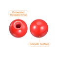 thumbnail image 4 of Unique Bargains Threaded Ball Knobs, 1.57Inch Dia M12 Female Thread Thermoset Round Ball Handles, Red 6 Pack, 4 of 5