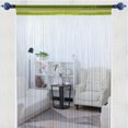 thumbnail image 4 of PiccoCasa 1 Panel Door String Curtain Fringe Panel, 39"x79" Lawn Green, 4 of 6
