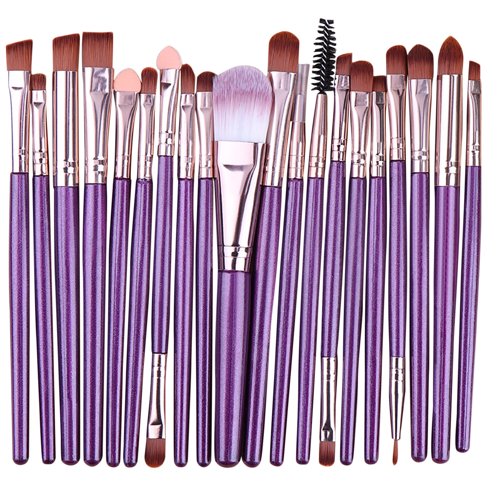 Xihbxyly Clearance 20 Pcs Makeup Brush Set Tools Make-up Toiletry Kit Wool Make Up Brush Set Holiday Deals