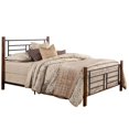 thumbnail image 3 of Hillsdale Furniture Raymond Metal Queen Bed with Wood Posts and Frame, 3 of 12