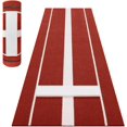 thumbnail image 1 of 10 x 3 FT Softball Pitching Mat - Anti Slip Turf Practice Mat with Integrated Pitching Mound for Indoor and Outdoor Training, 1 of 7