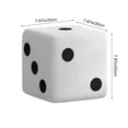 thumbnail image 3 of Dvkptbk Home Stool Entrance Shoe Benches Dice-Patterned Stool Personalized Faux Pashm Living Room Footstool home decor, 3 of 6