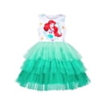 thumbnail image 1 of Girls Dress Tutu Skirt Mermaid Gradient Tulle Party Halloween 4 Years, 1 of 1