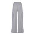 thumbnail image 5 of zanvin Women's High Waist Straight Cylinder Cargo Pants, Solid Color, 5 of 5