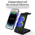 thumbnail image 1 of 3 in 1 Wireless Charger Watch Earphone Wireless Charger Multi-Function Convenient Wireless Charger,1 x Wireless Charging 1 x Fast Charging Cable 1 x English Manual, 1 of 8