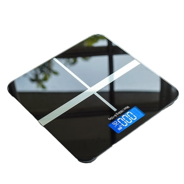 TopLLC Digital Bathroom Scale, Highly Accurate Body Weight Scale With Lighted LED Display, Round Corner Design