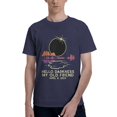thumbnail image 1 of Hello Darkness Funny Solar Eclipse 2024 April 8 Fashion Men'S Basic Short Sleeve T-Shirt Navy Blue Xx-Large, 1 of 5