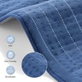 thumbnail image 2 of Heating Pad, Large Size 12''x24'' with 4 Heat Settings, Auto Shut-off - Blue, 2 of 11
