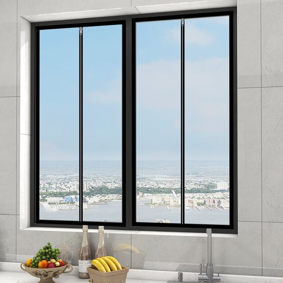 Chmadoxn Non-mosquito Screen Window Screen Household Self-installed Net Magnet Window Self-adhesive Sand Curtain Protection Non-insect Protective screens