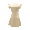 thumbnail image 3 of Robes d'Été Décontractées pour Filles Robe de Fête pour Enfants Manches à Volants en Maille Design en Ligne avec Poches pour 4 à 11 Ans, 3 of 4