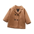 thumbnail image 1 of SHTXOZHI Manteau Robe Garçon Fille Manches Longues Trench-Coat Automne Hiver 1-6 Ans, 1 of 7
