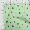 thumbnail image 1 of oneOone Coton Popeline Tissu Pastèque Fruit Imprimer Tissu BTY 42 Pouces de Large, 1 of 4