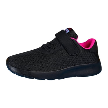 Chaussures pour Bébé Garçon Couleur Unie en Maille Respirante Chaussures de Course pour Enfants Tout-Petit Légères Espadrilles Antidérapantes Espadrilles pour Enfants Rose Vif 9 Ans-9,5 Ans
