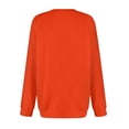 thumbnail image 5 of Chandails en Molleton Col en V pour Femmes Manches Longues Décontractées Tops Chandail Oversize, 5 of 5