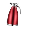 thumbnail image 4 of jifeng Carafe à Café en Acier Inoxydable Distributeur d'Eau Chaude pour Limonade Boisson au Lait Rouge, 4 of 9
