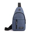 thumbnail image 2 of Men Waterproof Casual Chest Bag Portable One-shoulder Pouch For Outdoor, 2 of 6
